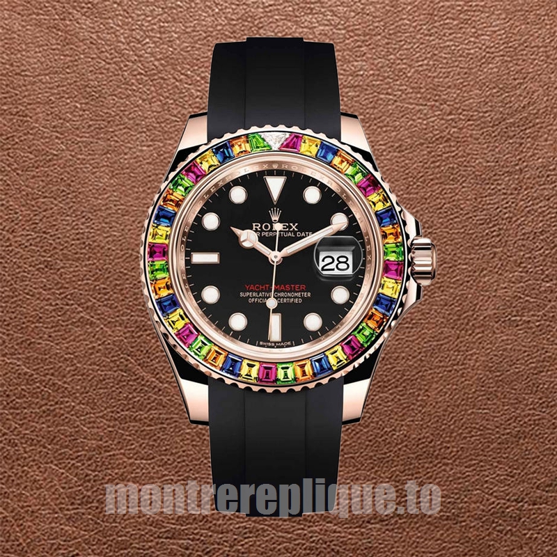 Rolex Yacht-Master 41mm 116695 Pour des hommes Élastique Doré rose - Image 2