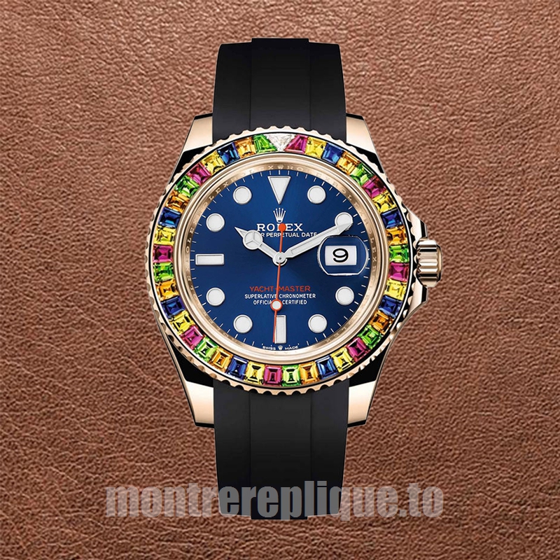 Rolex Yacht-Master 116695 41mm Pour des hommes Élastique Doré rose - Image 2