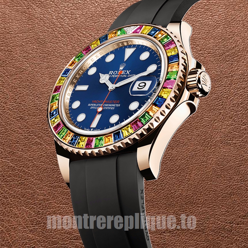 Rolex Yacht-Master 116695 41mm Pour des hommes Élastique Doré rose - Image 3