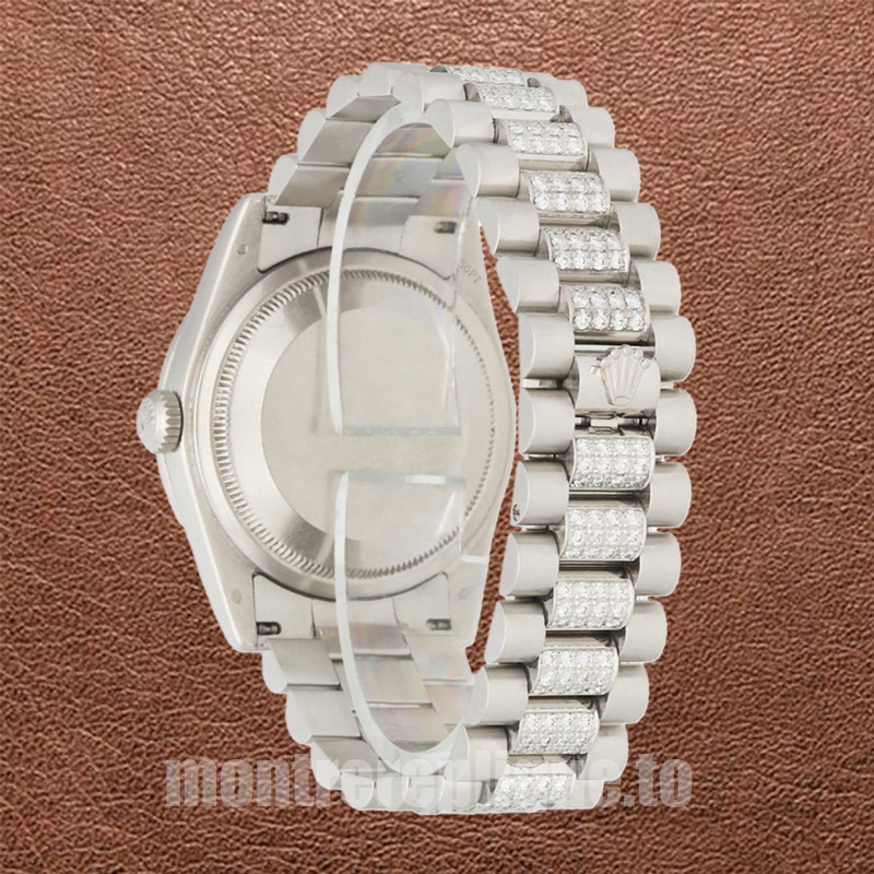 Rolex Day-Date 118346 36mm Pour des hommes Argenté Regardez - Image 4