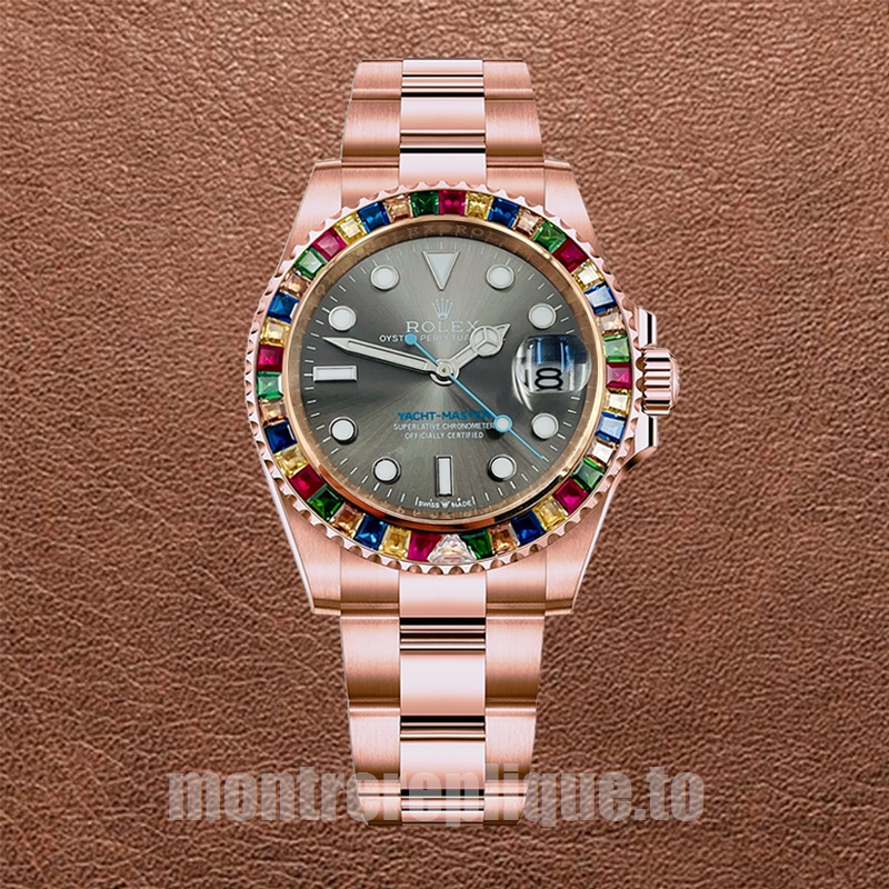 Rolex Yacht-Master 40mm 116695 Pour des hommes Cadran gris Bracelet Huître - Image 2