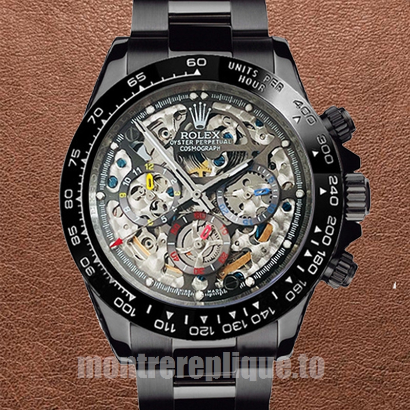 Rolex Daytona Pour des hommes Skeleton Limited Edition 40mm Cadran squelette Regardez